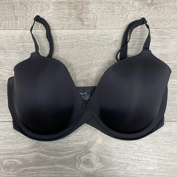 NWOT Maidenform One Fab Fit Modern Demi T-shirt Underwire Bra DM7543 Black 36DD - Picture 5 of 14